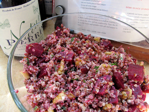 FOOD FRIDAY: BEETS+QUINOA+WALNUT